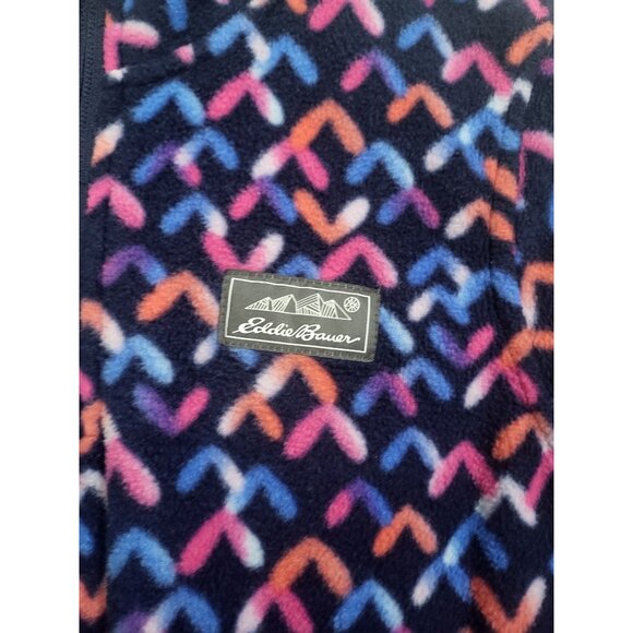 Eddie Bauer Youth Girls Quest Fleece 1/4 Zip Pullover Medium 10/12 Mock Neck - Picture 5 of 11